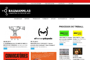 Web de l'espai de creació BaumannLab