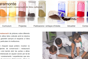 web site pau claramonte - conservació i restauració de béns culturals